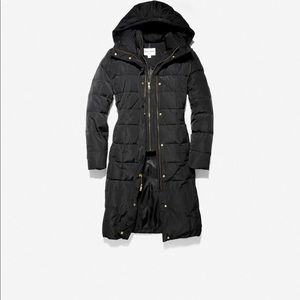 Cole Haan Signature 40-inch Taffeta Down Coat XS